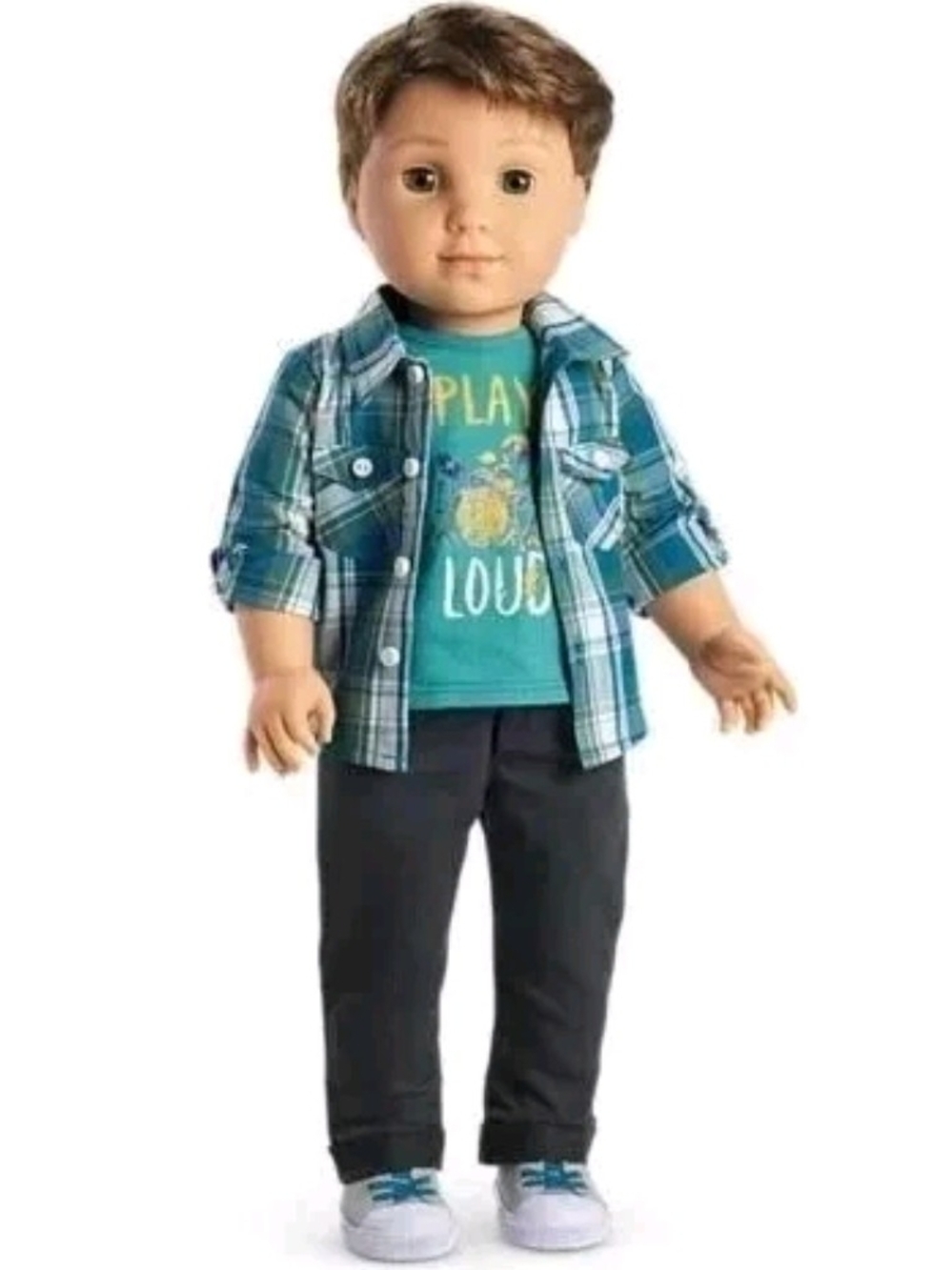 NRFB American Girl LOGAN Everett FIRST BOY DOLL 18" - Brand New NIB